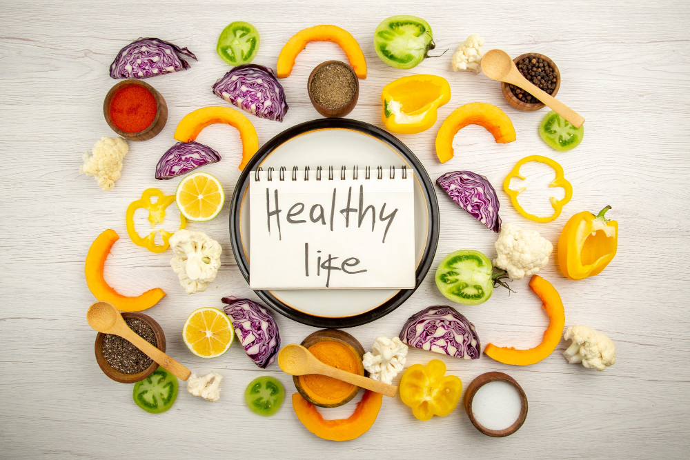 A balanced diet as part of healthier lifestyle tips